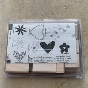 Stampin Up! Retired NIB Simply Said stamps